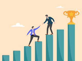 Leader who provides assistance or support to help achieve success