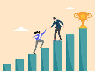 The leader who provides support or guidance to help achieve success