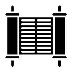 Vector Design Torah Icon Style