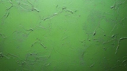 A textured green wall surface with subtle variations creates a calming and natural aesthetic.