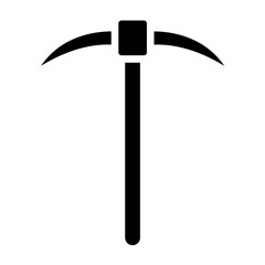 Vector Design Pickaxe Icon Style