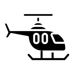 Vector Design Helicopter Icon Style
