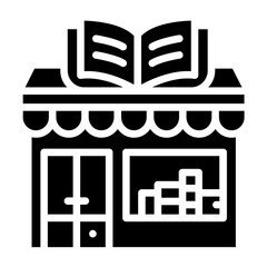 Vector Design Book Store Icon Style