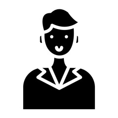 Vector Design Customer Male Icon Style