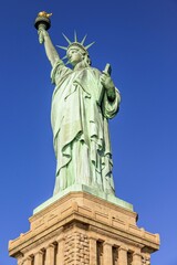 Obraz premium Statue of Liberty, Statue of Liberty National Monument, Liberty Island, New York City, New York, USA, North America
