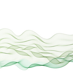 Green wave pattern. Colorful modern wave. Abstract background. Eps 10