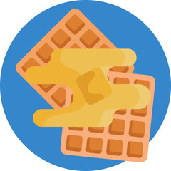 Wafers are light, crispy biscuits often filled with creamy dairy-based fillings like chocolate, vanilla, or hazelnut.