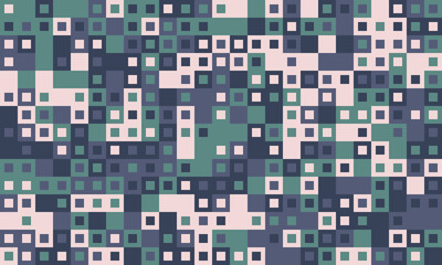 Symmetrical cube design with soft colours. Perfect for contemporary textiles, repeat prints, and ornate backgrounds, adding a touch of visual simplicity.