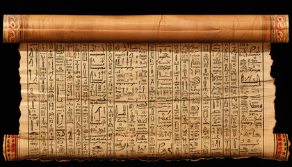 ancient scroll with a scroll