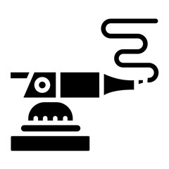 Vector Design Polisher Machine Icon Style