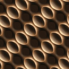 3D effect seamless background, wallpaper decoration brown leather pattern