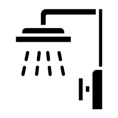 Vector Design Shower Head Icon Style