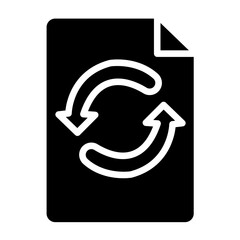 Vector Design File Backup Icon Style