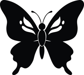 Minimalist Butterfly Design in SVG Format