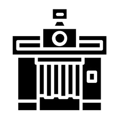 Vector Design Passport Photo Icon Style