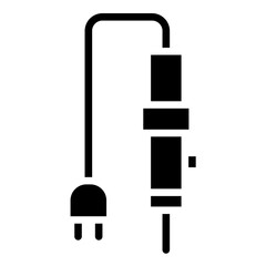 Vector Design Soldering Iron Icon Style