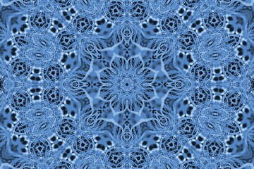 Background with abstract blue pattern