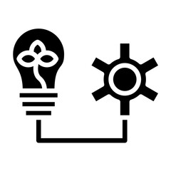 Obraz premium Vector Design Sustainable Energy Icon Style