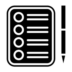 Vector Design Checklist Icon Style