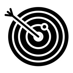 Vector Design Bullseye Icon Style