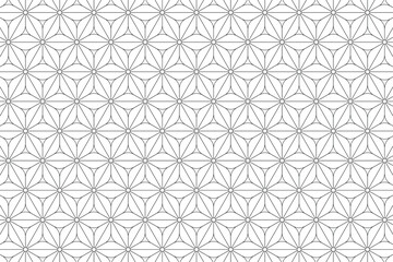 geometric pattern featuring hexagons with curved lines connecting the shapes