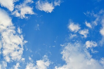 blue sky with clouds