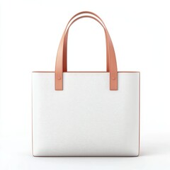 tote bag mockup with a blank customizable print area, isolated on a white background