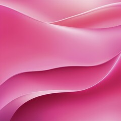 Abstract gradient image with smooth pink waves and layered appearance, AI generated