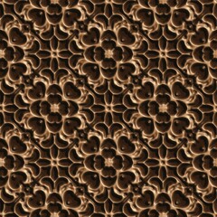 3D effect seamless background, wallpaper decoration leather pattern