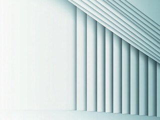 Obraz premium Abstract views minimalist architectural design in a clean environment