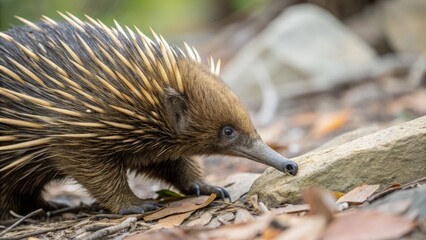 Australian Echidna: Close-up Wildlife Photo, Spiny Mammal