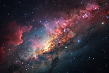 Obraz premium Avant-Garde Astrophotography: Print-Ready Texture Study - High-Res Stock Photo