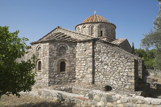 Thari monastery, Rhodes, Dodecanese, Greece, Europe