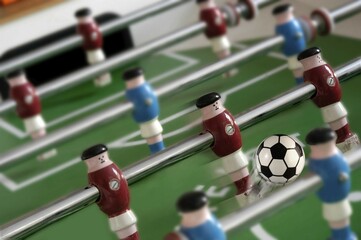 Table football, table football, foosball