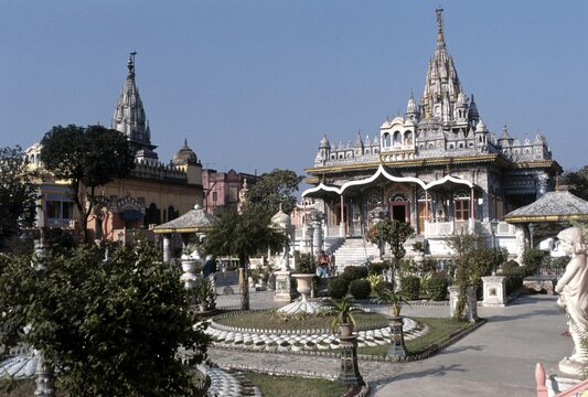 Parshwanath Jain temple built in 1867, Kolkata or Calcutta, West Bengal, India, Asia