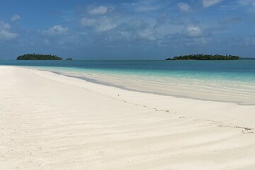 Tekopua Beach, Aitutaki Atoll, Cook Islands, Oceania