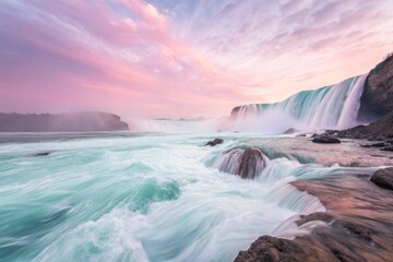 Obraz premium Ethereal Pastel Rhythm: Abstract Slow Shutter Photography