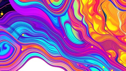 Fototapeta premium Abstract Composition of Dynamic Lines and Scribbles