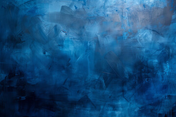 Fototapeta premium Vibrant abstract blue textured background with artistic brush strokes. Perfect for digital designs, presentations, and creative projects. High-resolution, rich color depth, and modern aesthetic for pr