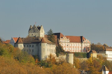 Obraz premium Meersburg - the historical castle - Baden Wuerttemberg, Germany Europe.