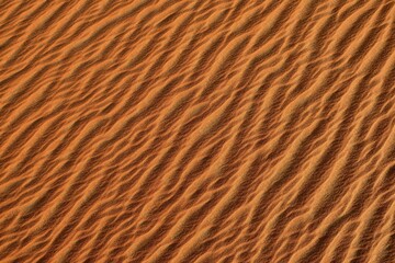 Sand ripples, texture on a sanddune, Tassili n'Ajjer National Park, Sahara, Algeria, Africa