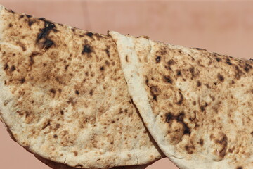 Traditional Moroccan Bread, Tafarnout Bread Close Up
