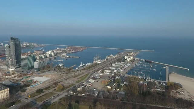 Gdynia Skwer Kościuszki z drona