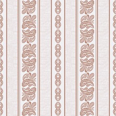 Elegant seamless pattern featuring intricate paisley designs in earthy tones, creating a sophisticated and timeless look perfect for textiles and wallpapers.