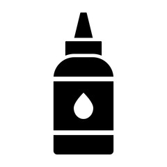 Tattoo Ink Bottle Vector  Icon Design