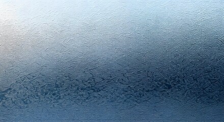 A frosted glass texture featuring cool blue and silver tones with soft, shimmering reflections, AI Generated