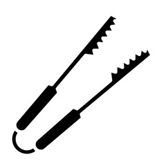 Food Tongs glyph icon