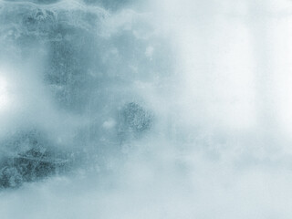 Abstract background in soft pastel cold colors.