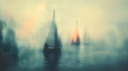 Dreamy Abstract Composition