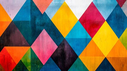 Vibrant Geometric Pattern Design